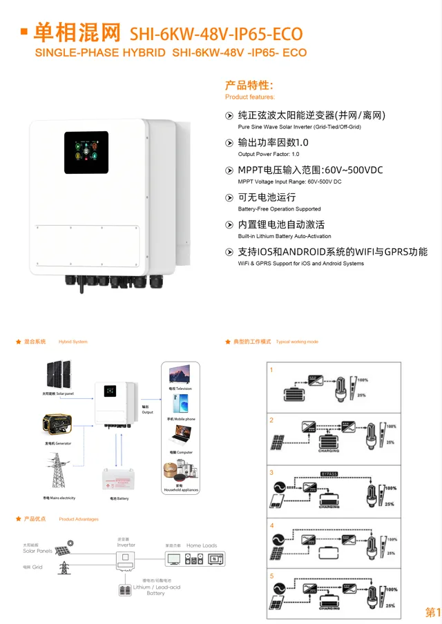 GUTE SHI-6KW-48V-IP65-ECO